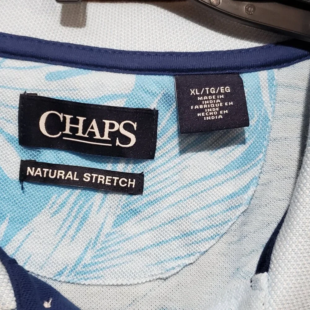 Men's Chaps Collared Hawaiian Shirt - Picture 6 of 6